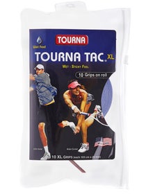 Tourna Grip II Tacky Overgrip XL 10 pro Pack / Blau