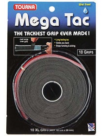 Tourna Mega Tac Grip 10er Pack Black