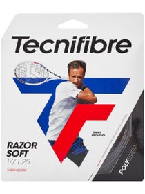 Tecnifibre Razor Soft 1.25mm Tennissaite - 12,2m Set (Schwarz)