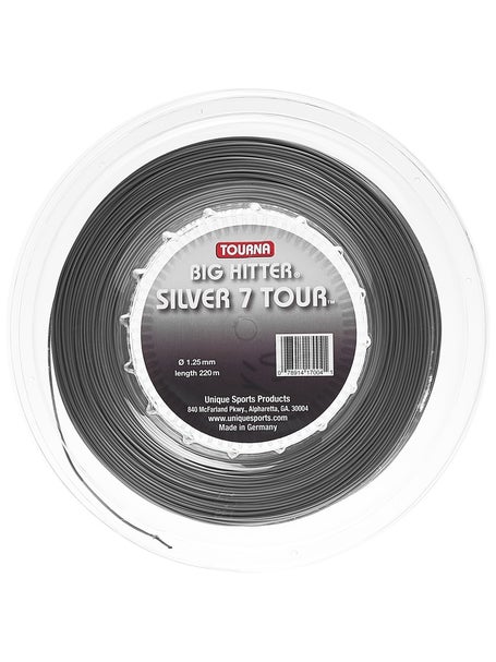 Tourna Silver 7 Tour 1.25mm Tennissaite 220m Rolle