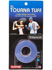 3 surgrips Tourna Tuff XL bleus