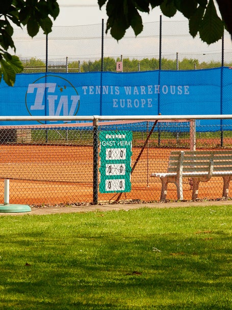 Tennis Wind Banner Classic 2mx12m Blue
