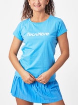 Tecnifibre Women Team Cotton T-Shirt Blue XS