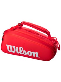 Wilson Super Tour 9er-Tennistasche Rot