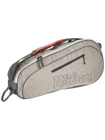 Wilson Team 3er-Tennistasche (Grau meliert)