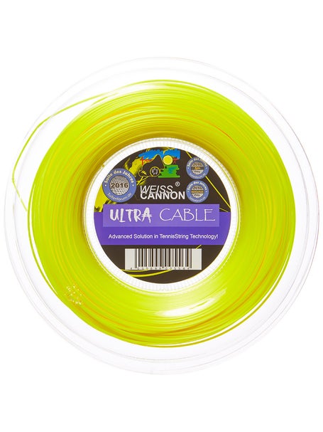 Weiss CANNON Ultra Cable 1.23 String Reel Yellow 200m