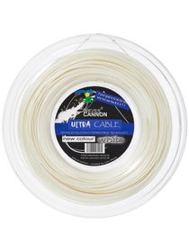 Weiss CANNON Ultra Cable 1.23mm Tennissaite - 200m Rolle (Wei&#xDF;)