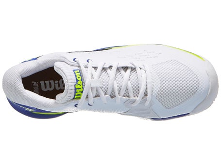 Wilson Rush Pro Ace AC\White/Blue/Yellow Mens Shoe
