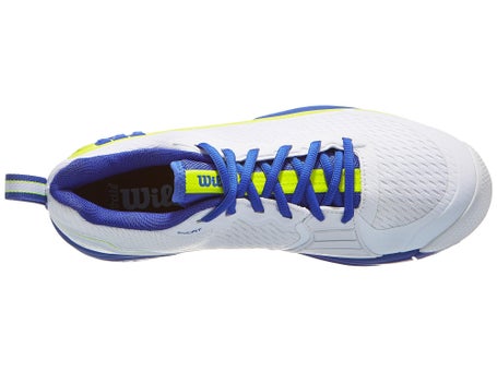 Wilson Rush Pro 4.5 AC\White/Blue/Yellow Mens Shoe