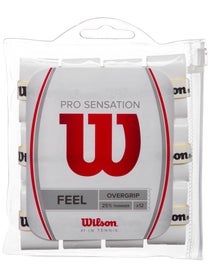 Wilson Pro Overgrip Sensation 12 Pack White