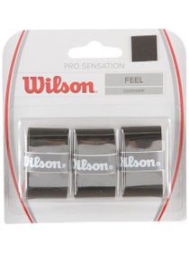 Wilson Pro Overgrip Sensation 3 Pack Black
