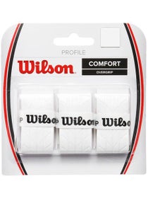 3 surgrips Wilson Profile blancs