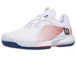 Wilson Kaos Swift 1.5 AC White/Blue/Red Women's Shoe