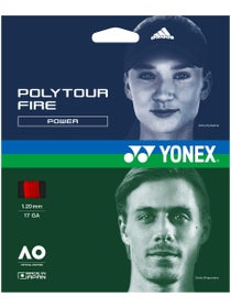 Yonex Poly Tour Fire 120mm Tennissaite - 12m Set