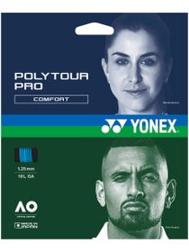 Yonex Poly Tour Pro 1.25mm Tennissaite (Blau) - 12m Set