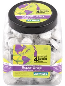 Yonex Super Grap Overgrip Bucket White  (60 pcs)