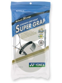 Overgrips Yonex Super Grap - Pack de 30 (Blanco)