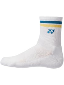 Yonex Tech Crew Socks White/Blue/Yellow