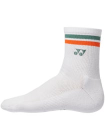 Yonex Tech Crew Socks White/Green/Orange