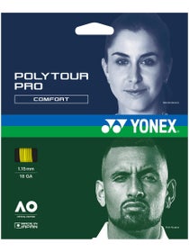 Yonex Poly Tour Pro 1.15mm Tennissaite - 12m Set (Gelb)