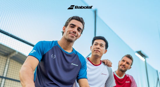 Babolat bas pour homme Pro 360 Blanc/Bleu