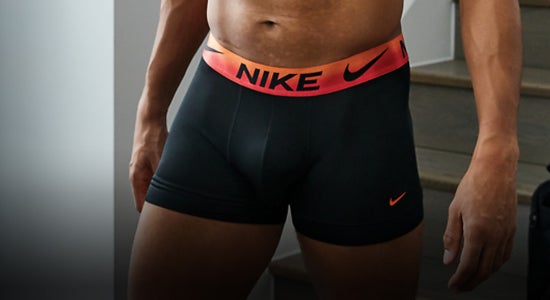 Nike Men's Microfiber Long Boxer Brief 3-Pack Black