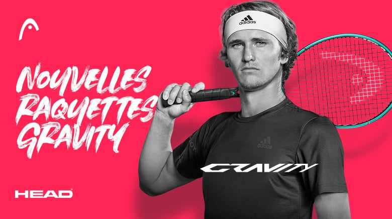 Craquez pour les toutes nouvelles raquettes Head Gravity !