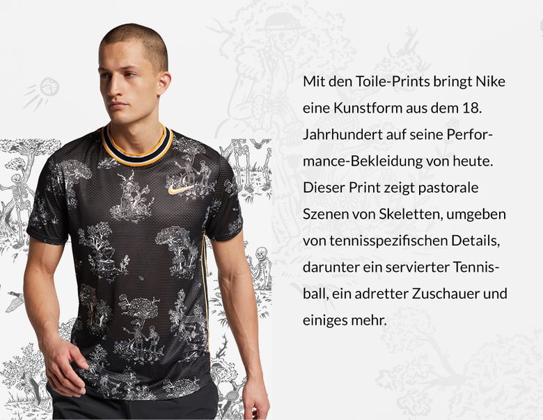 Nike's Toile-Prints, inspiriert vom klassischen franz&ouml;sischen Design.
