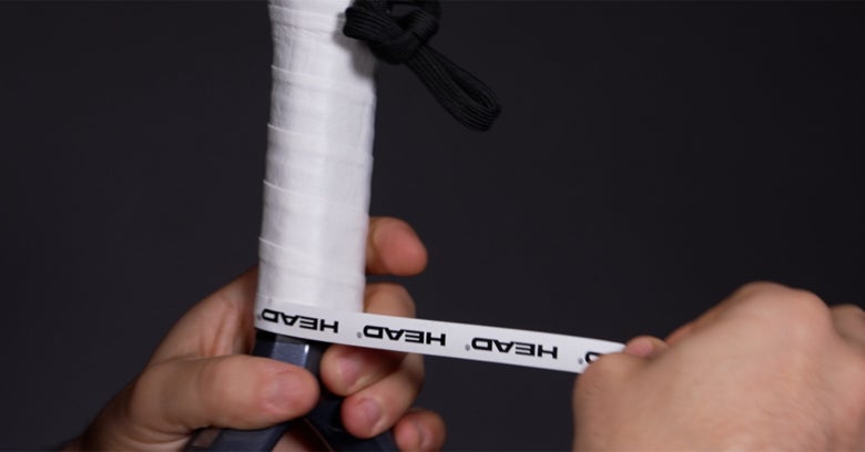Applying finishing tape